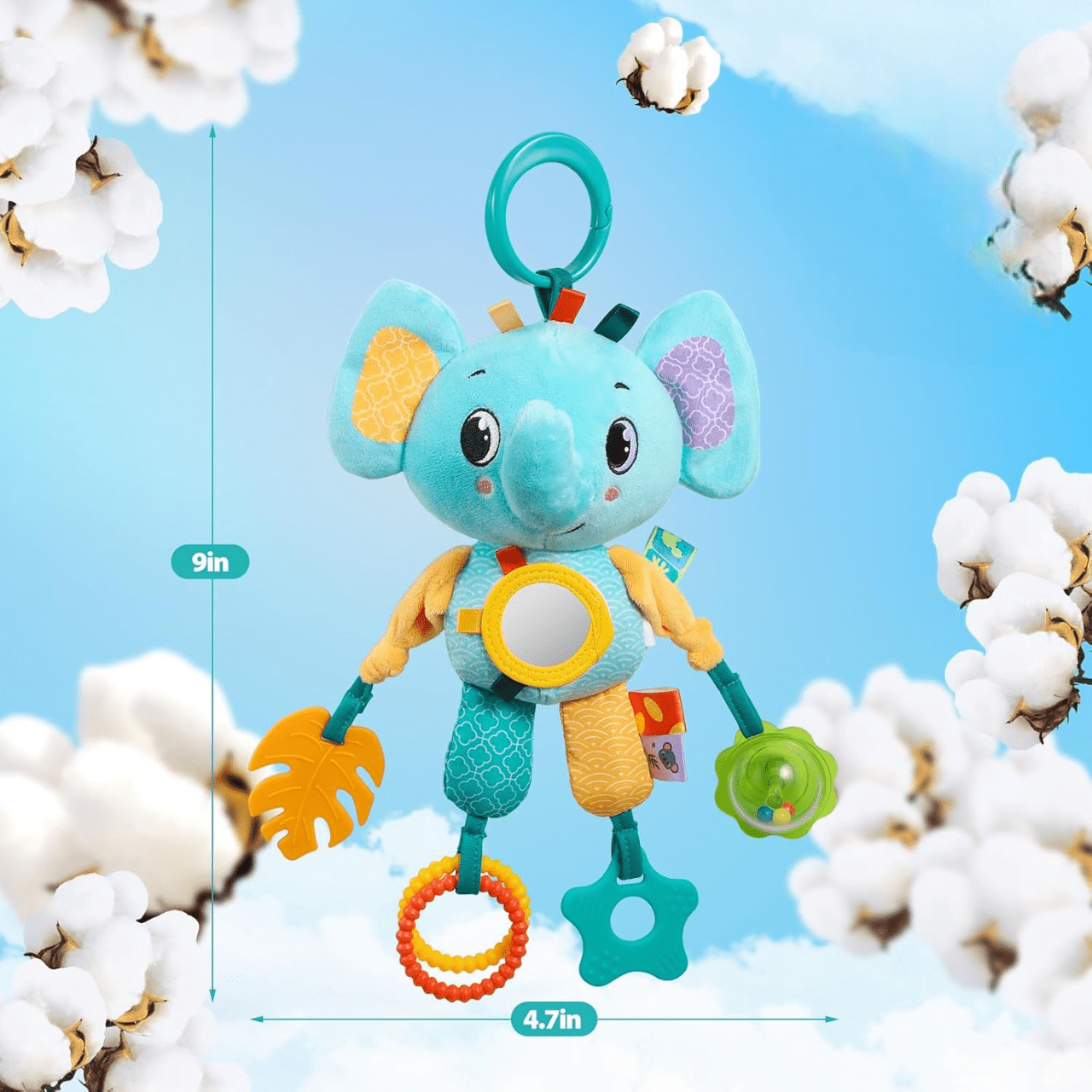 Jouet d'éveil - SoftHangingToy™ - Elephant - Coco explorateur