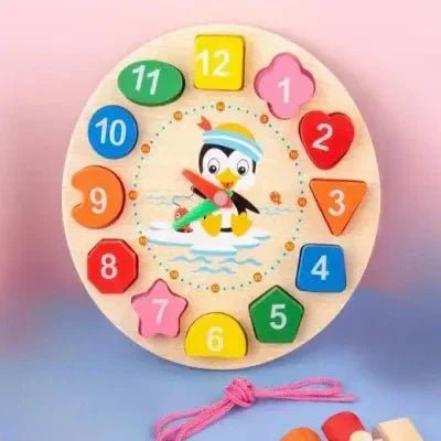 Jouet en Bois - WoodenToys™ - Horloge - Coco explorateur